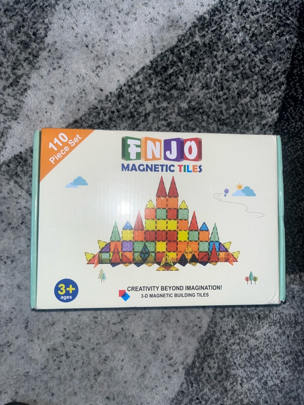 Magnetic Tiles 110-Piece Building Set - Multicolor